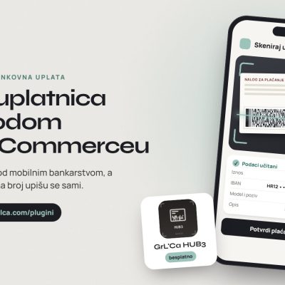 Mobitel skenira HUB3 uplatnicu s 2D barkodom – GrL'Ca HUB3 dodatak za WooCommerce